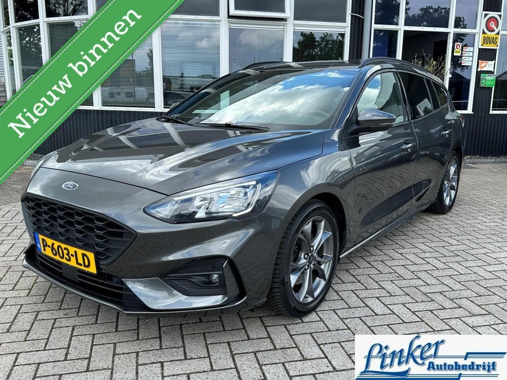 Ford Focus Wagon 1.0 EcoBoost Hybrid ST Line Business - NL-A, Stof, Lichtsensor, Met garantie (alle), Origineel Nederlands