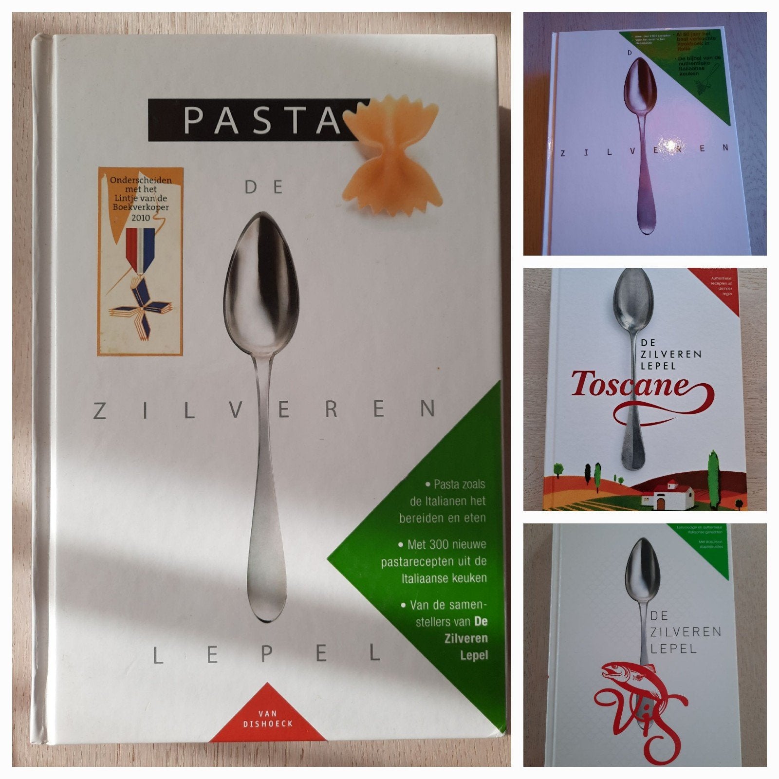 De Zilveren lepel EN Pasta EN Vis EN Toscane

Hardcovers in, Ophalen of Verzenden, Zo goed als nieuw, Italië