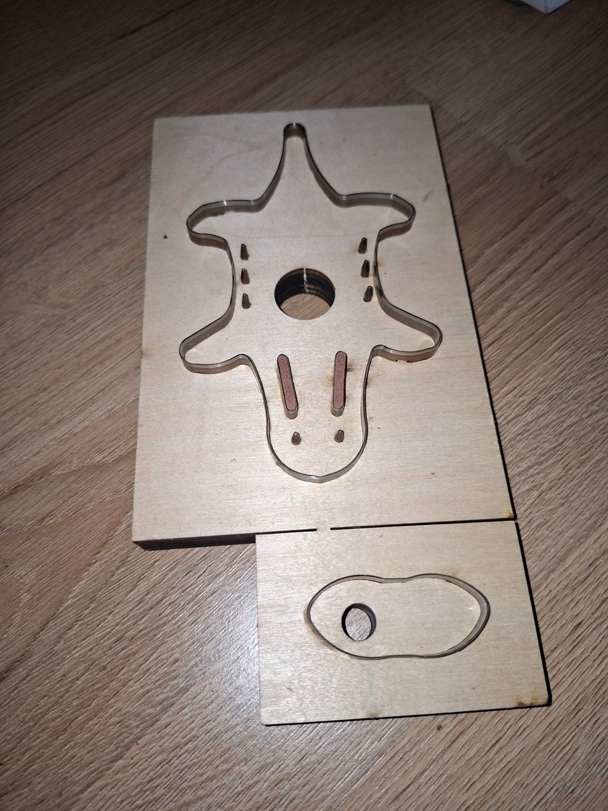 Leerpons tekkel(sleutel)hanger, Ophalen of Verzenden