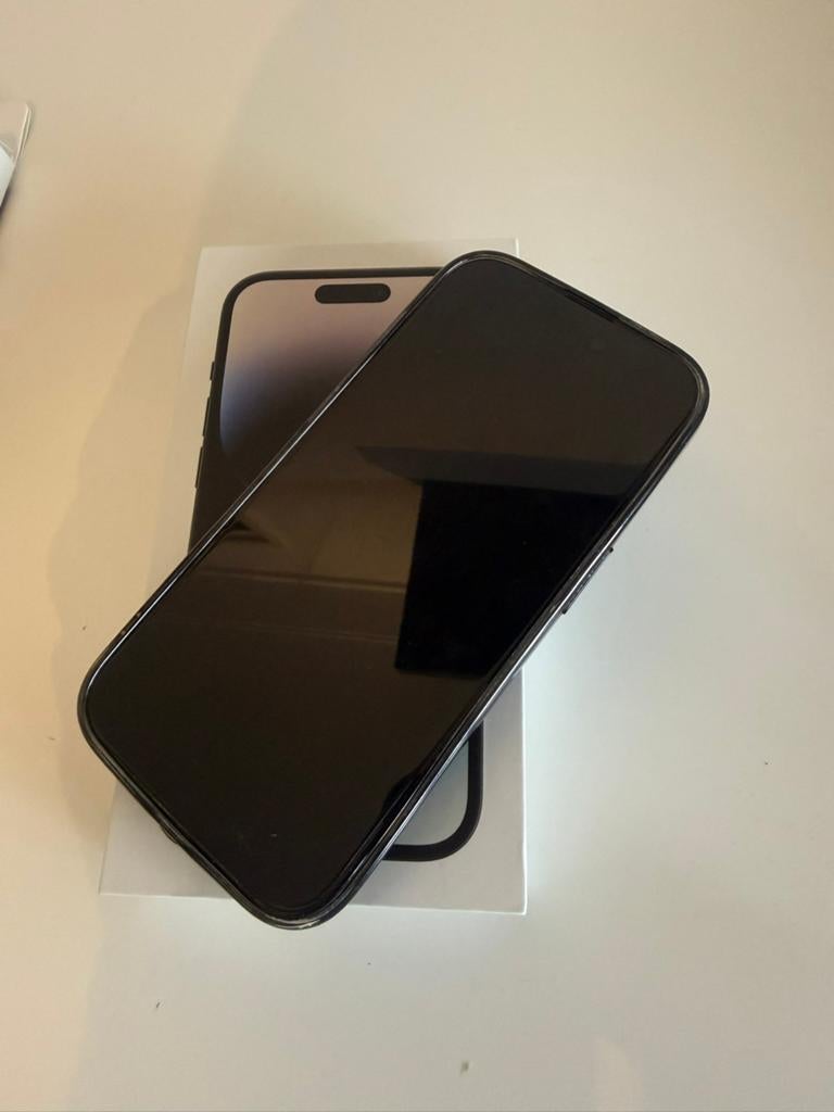 iPhone 14 PRO 128gb - TOP STAAT!, Zwart, Ophalen of Verzenden, Zo goed als nieuw, 84 %