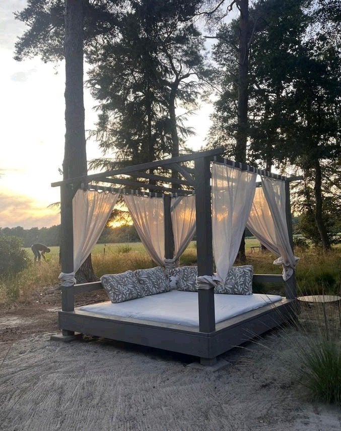Douglas/steigerhout tuin lounge bed strand bed cabana, Ophalen of Verzenden