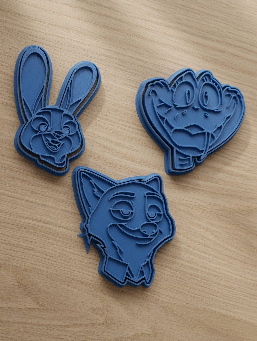 zootopia cookie cutters, Ophalen of Verzenden, Nieuw, Taarten of Cupcakes, Bakvorm