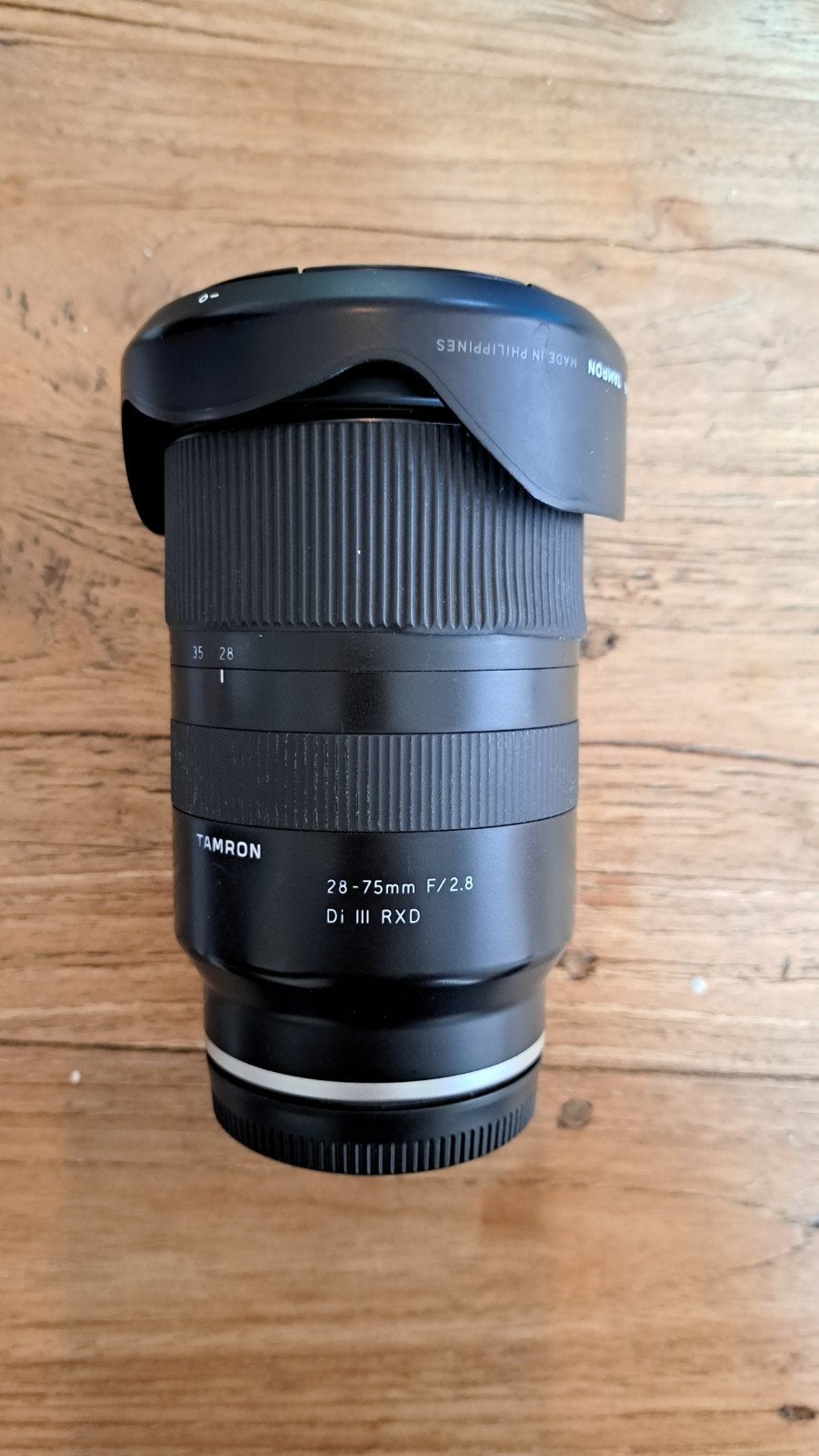 Tamron 28-75mm F/2.8 Di III RXD lens, Ophalen of Verzenden, Gebruikt, Standaardlens, Zoom