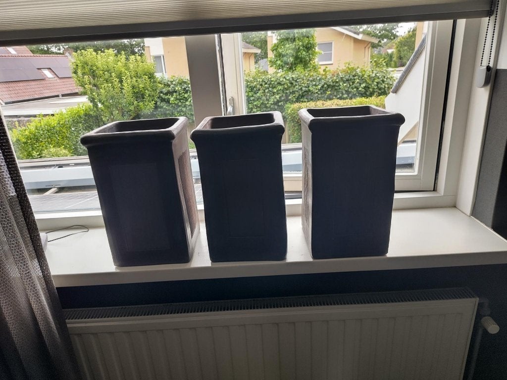 Bloempotten decoratie vensterbank, Ophalen, Zo goed als nieuw, Minder dan 25 cm, Balkon