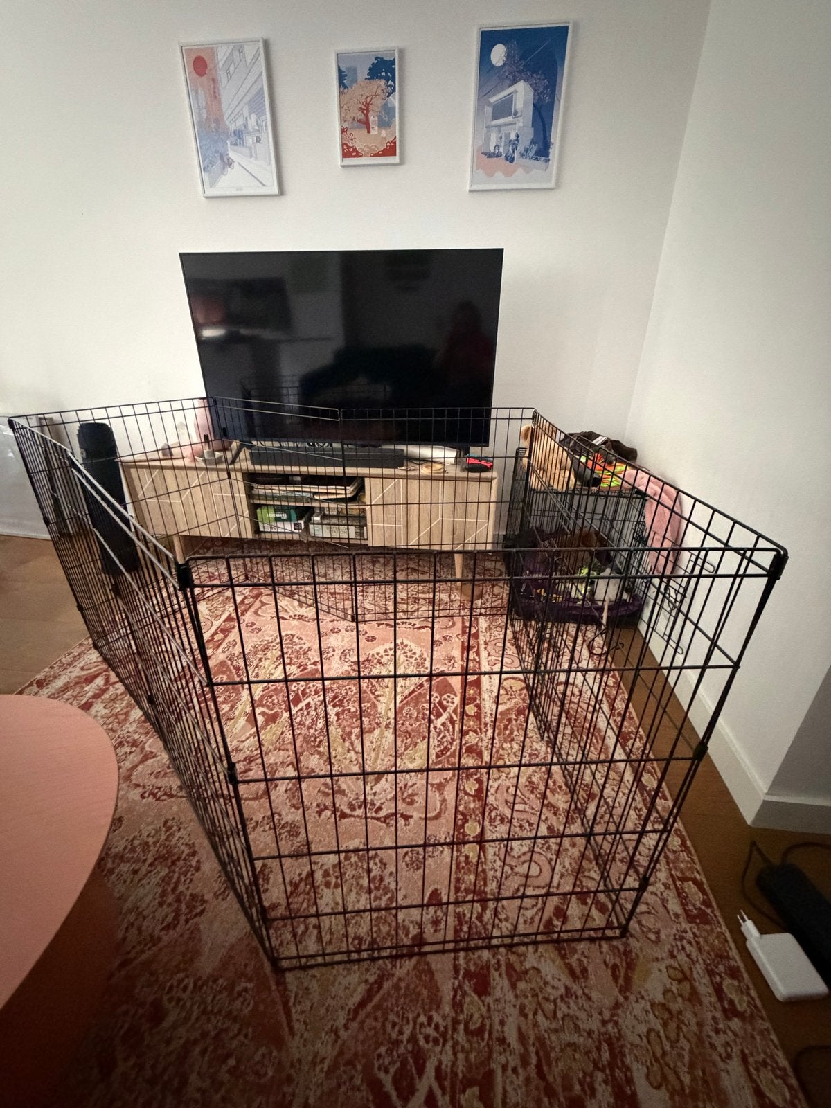 Hondenbench - play pen 4,8m x 76cm, Dieren en Toebehoren, Ophalen, Zo goed als nieuw