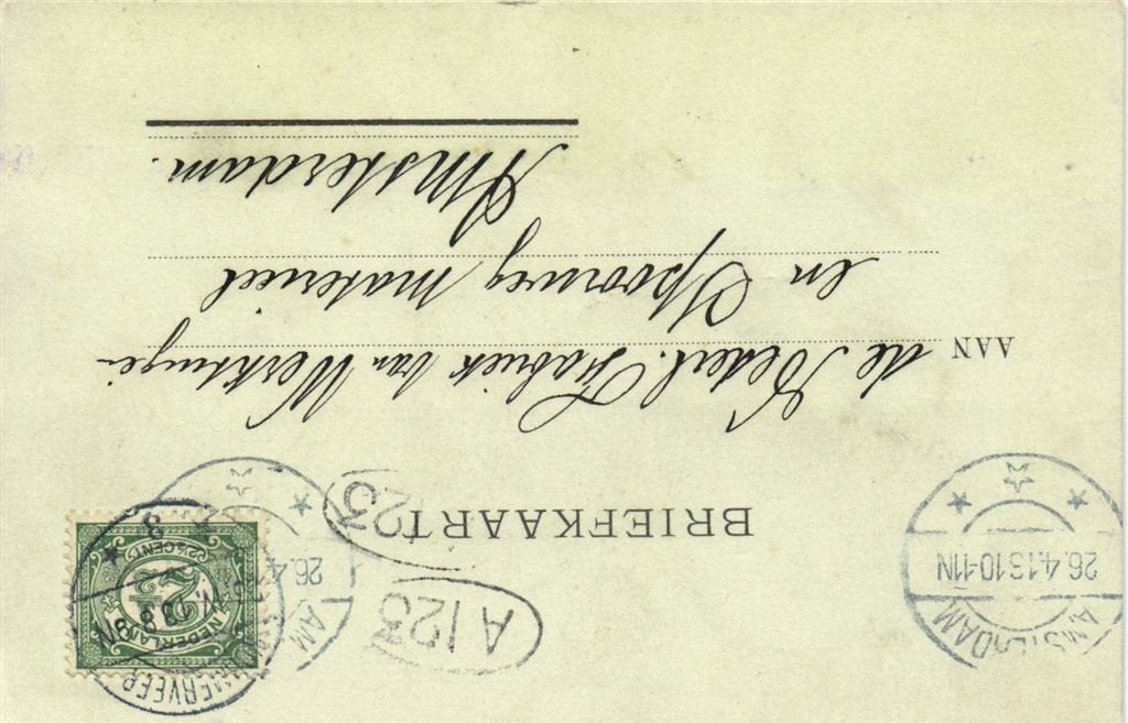 Foto 2 van Gebrs. Gorter, Wormerveer - 04.1913 - briefkaart