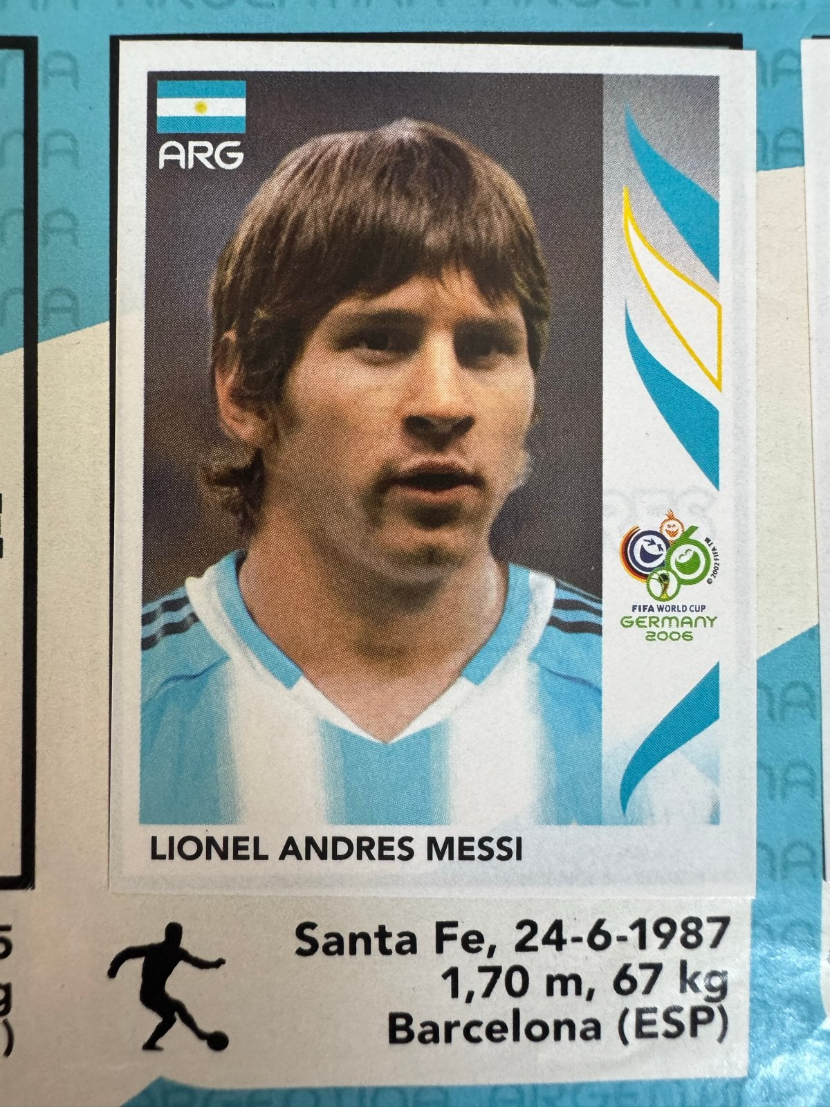 Panini FIFA WK 2006 album (65% vol) + Messi, Ronaldo, Ophalen of Verzenden, Gebruikt, Overige sporten, Boek of Tijdschrift