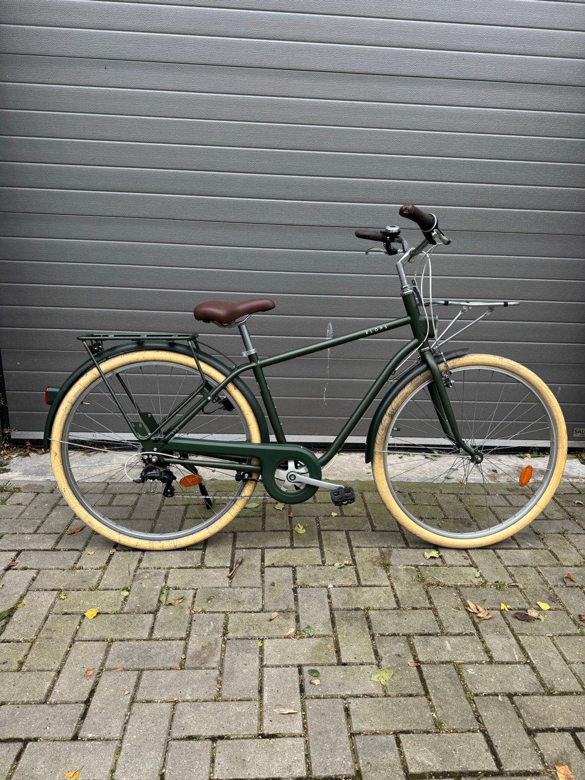 Elops 520 Heren Fiets  – 6 versnellingen, Fietsen en Brommers, Overige merken, Velgrem, Versnellingen, Ophalen of Verzenden