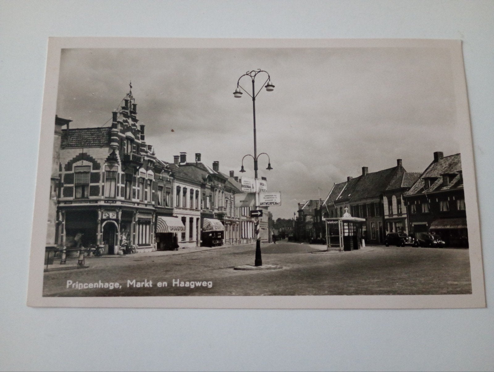 Princenhage bij Breda Markt en Haagweg, Ophalen of Verzenden, 1920 tot 1940, Ongelopen, Noord-Brabant