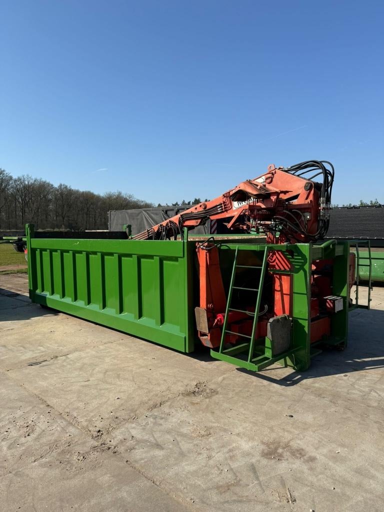 container met Kennis kraan, Ophalen