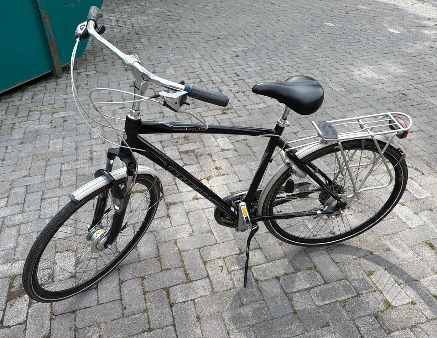 Trek Navigator T400 herenfiets - Zwart, 3x8 versnellingen, Fietsen en Brommers, Gebruikt, Versnellingen, Ophalen, Overige merken