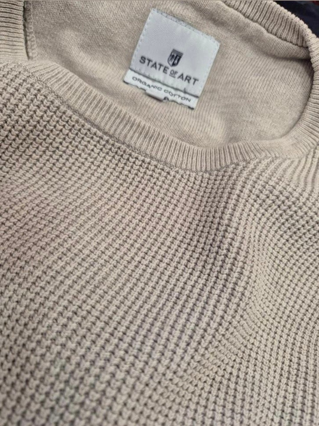 State of Art trui Voorjaarstrui Crème Katoen Maat XL, Kleding | Heren, Truien en Vesten, State of Art, ., Beige, Maat 56/58 (XL)