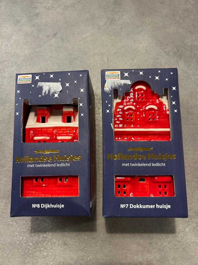 2 postcode loterij huisjes, Ophalen of Verzenden, Zo goed als nieuw, 1 t/m 20