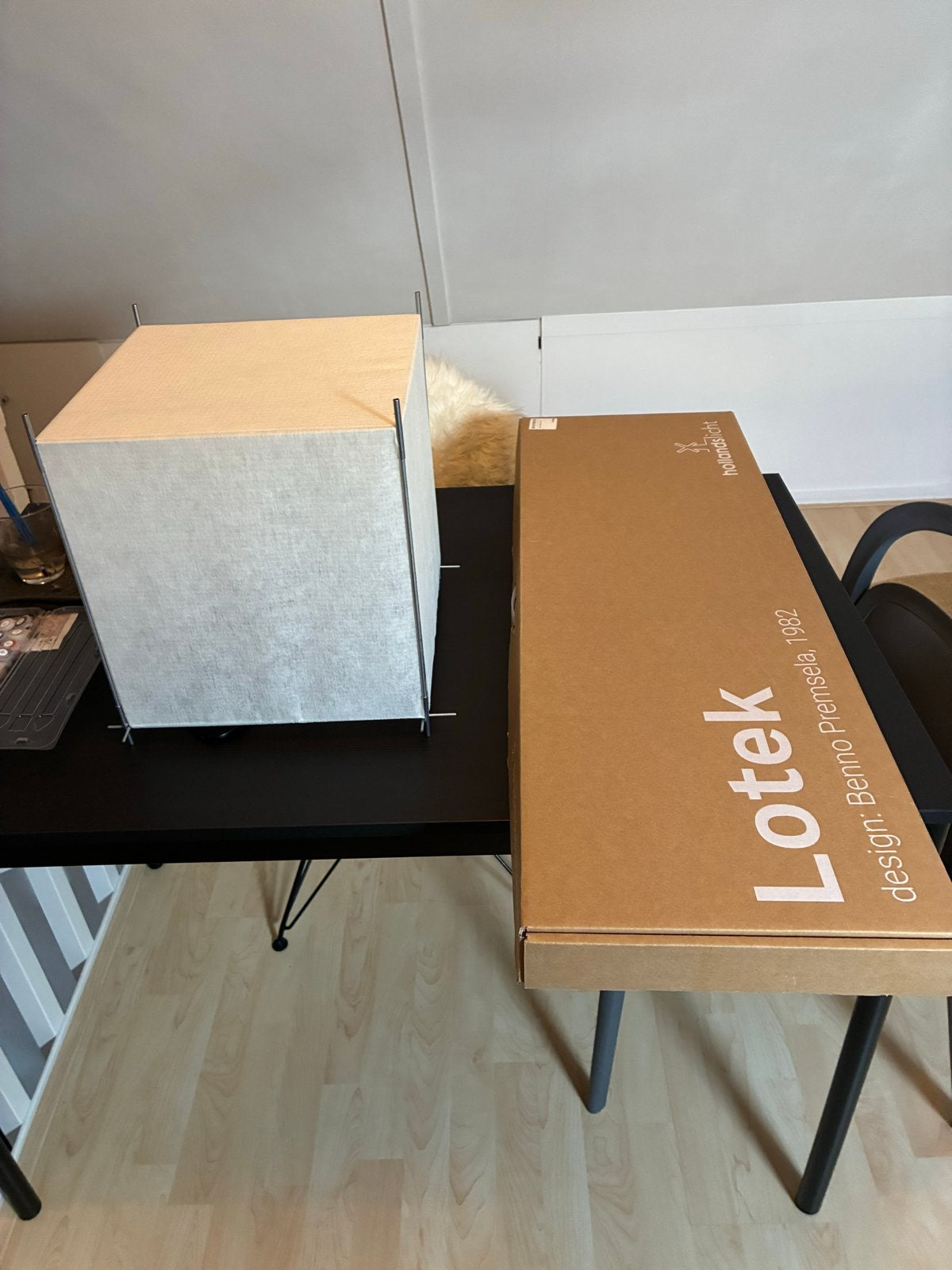 Lotek lamp - Benno Premsela design, Huis en Inrichting, Ophalen, Wit, Overige merken, Modern