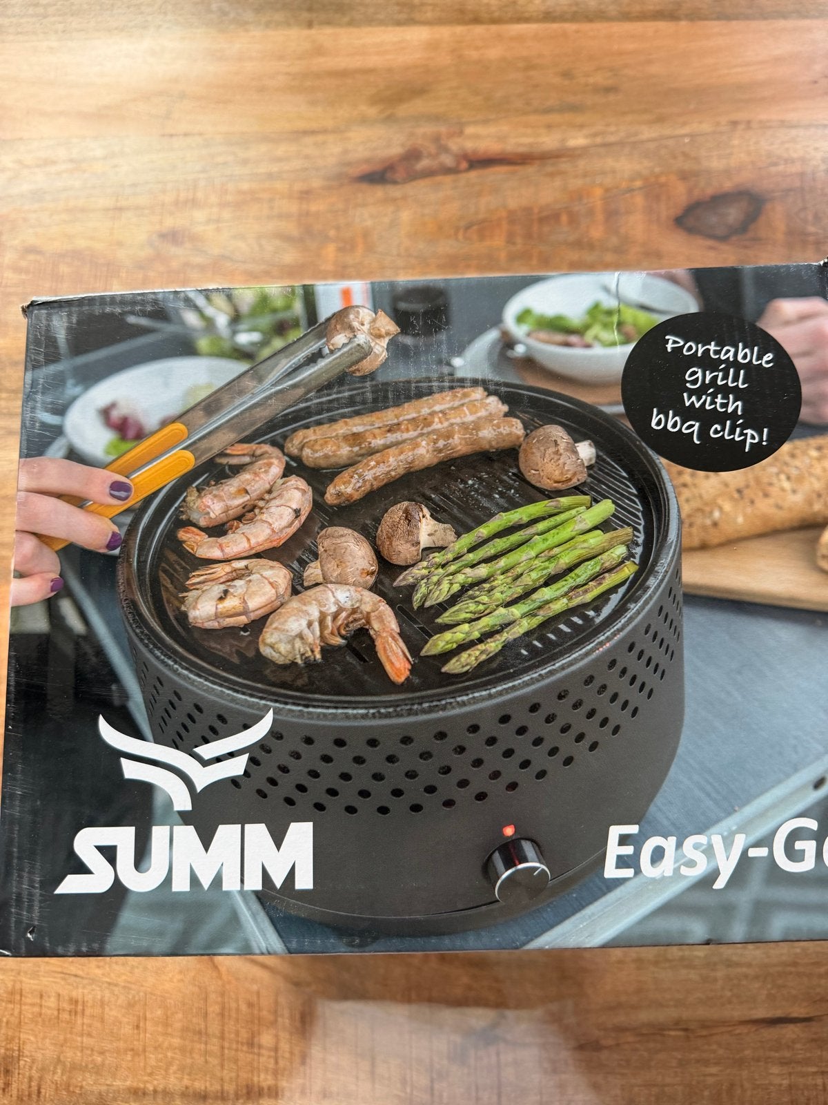 SUMM Easy-Go Draagbare Barbecue Zwart - Nieuw in Doos, Ophalen of Verzenden, Nieuw