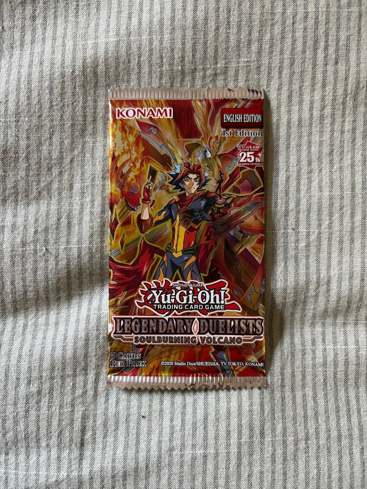 Yu-Gi-Oh! Legendary Duelists Soulburning Volcano Booster, Ophalen, Nieuw, Booster