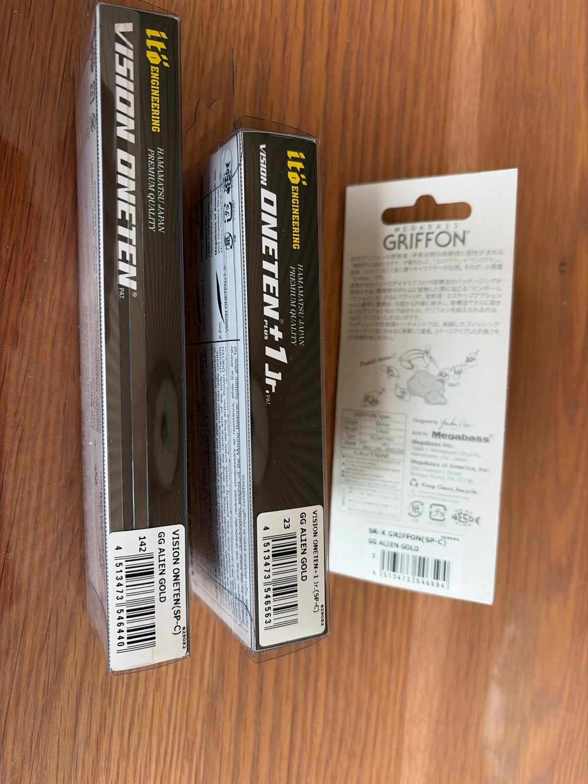 Megabass Kunstaas Set: Vision Oneten & Griffon (Nieuw), Ophalen of Verzenden, Nieuw, Kunstaas