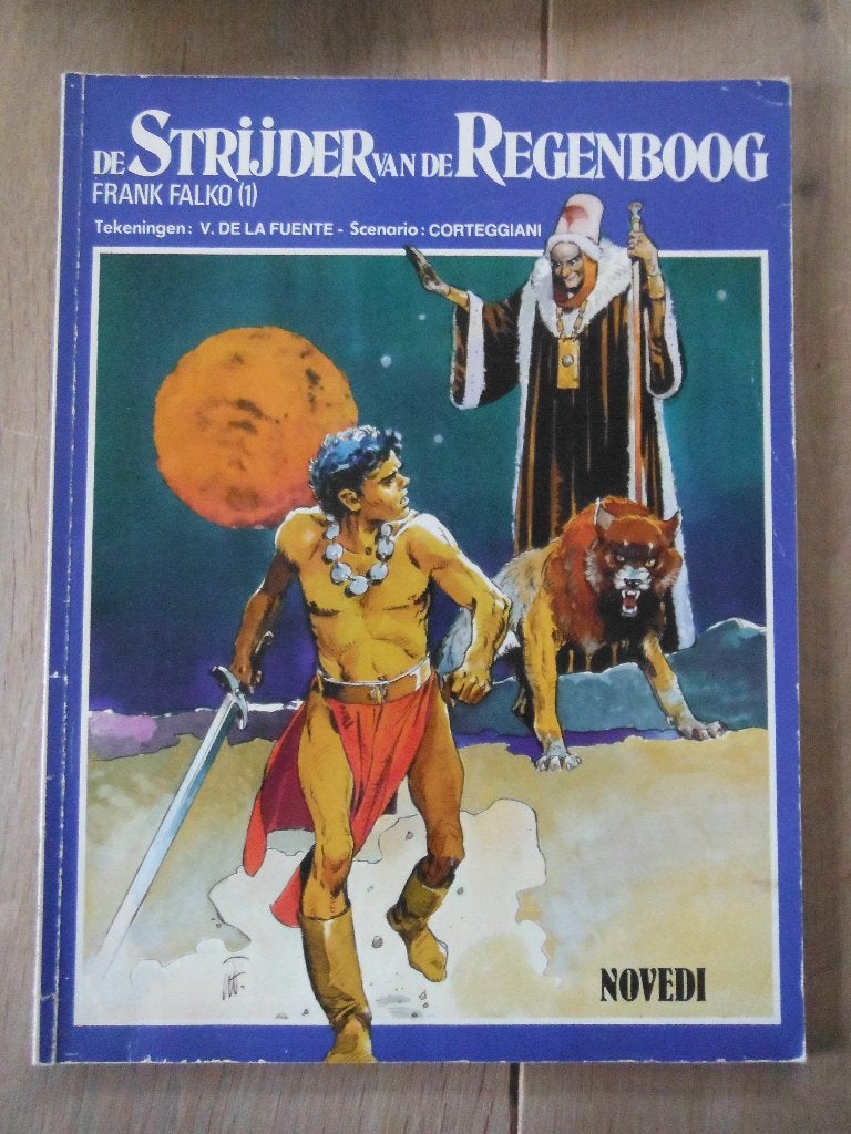 De Strijder van de Regenboog. Frank Falco (1)., Eén stripboek, Ophalen of Verzenden, Gelezen