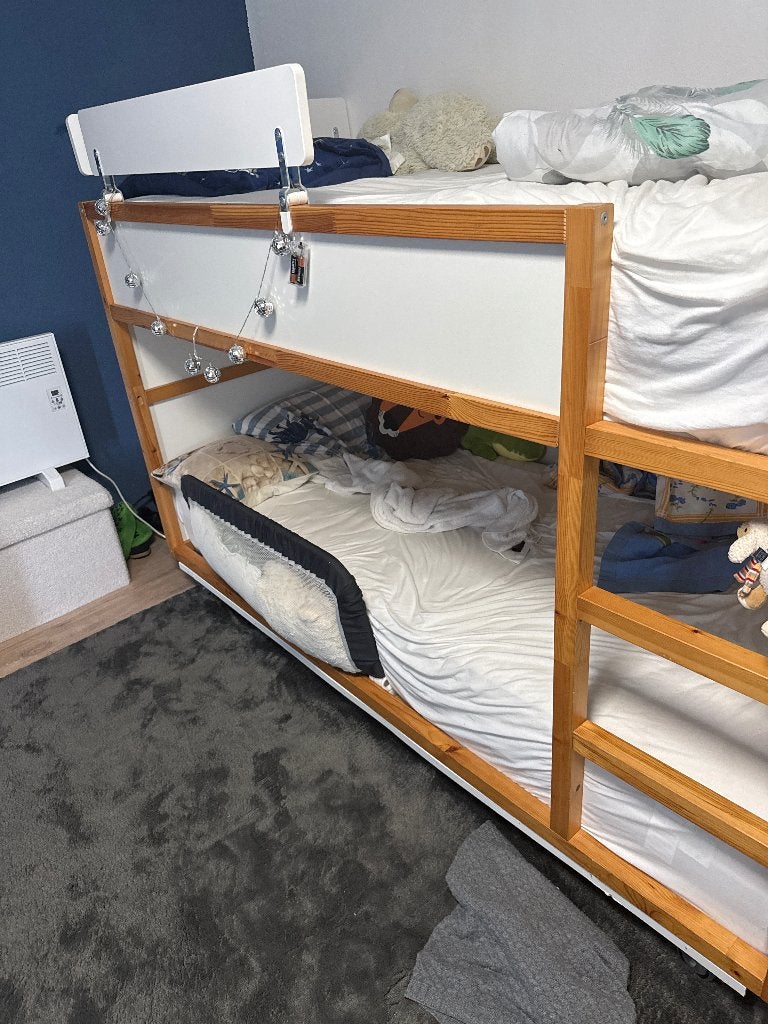 Stapelbed, Huis en Inrichting, Slaapkamer | Stapelbedden en Hoogslapers, Ophalen, Gebruikt, 90 cm, 160 tot 180 cm