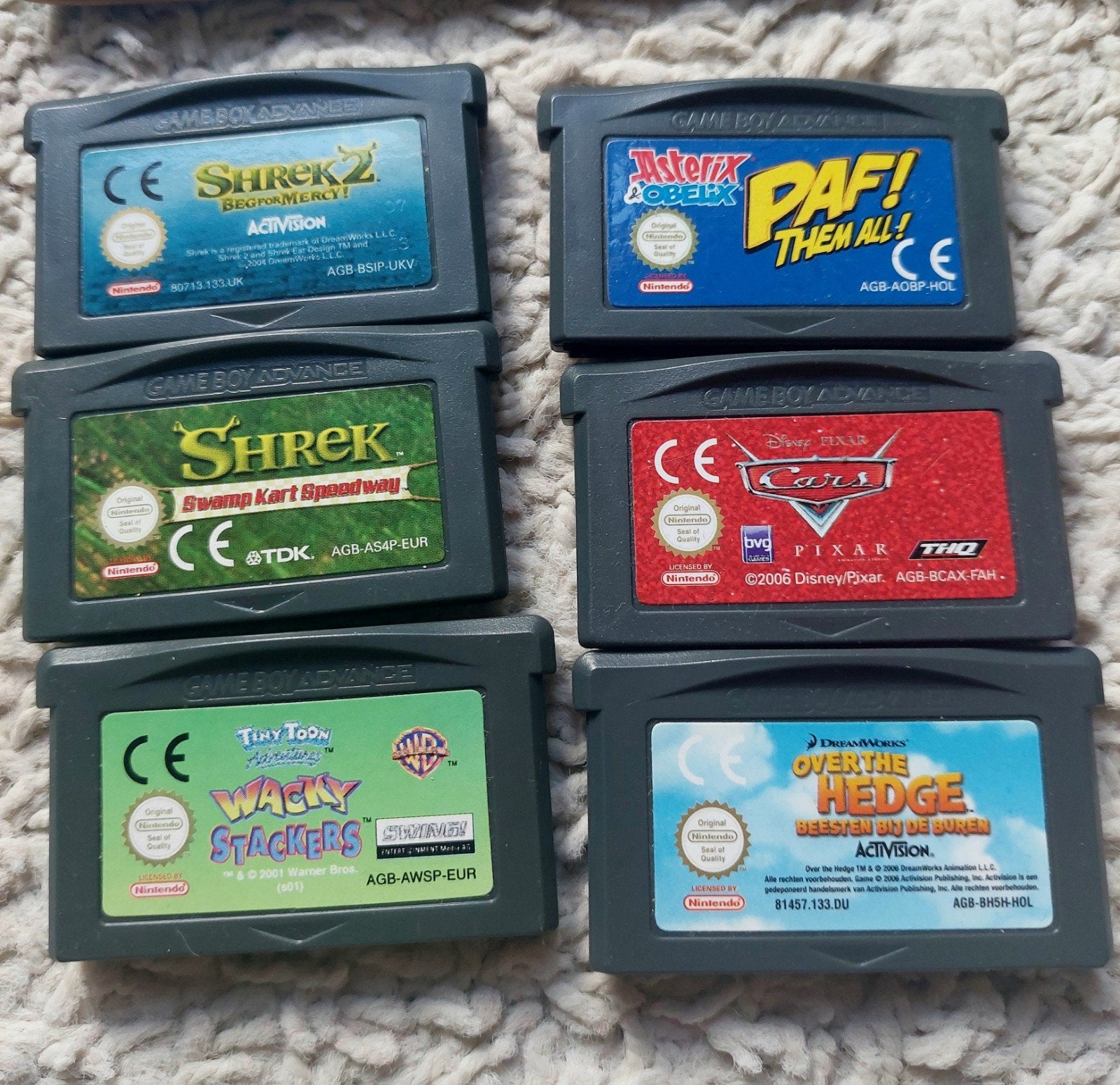 6 Gameboy Advance Games., Avontuur en Actie, 1 speler, Ophalen of Verzenden, Zo goed als nieuw