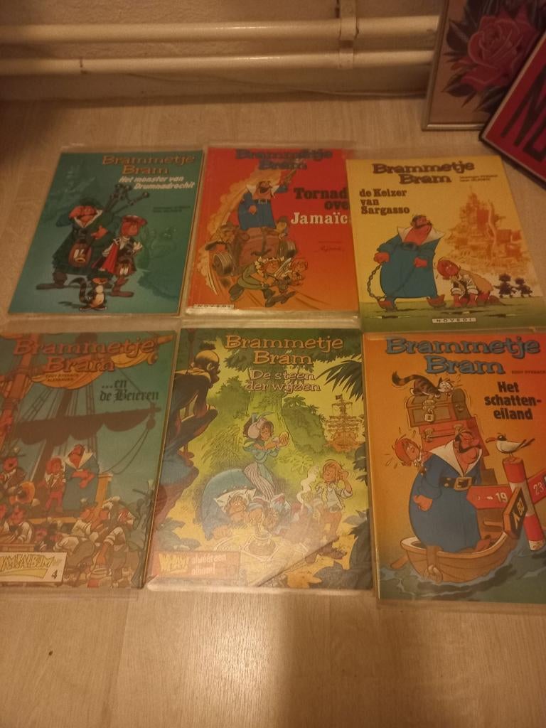 6 Brammetje Bram strips, Meerdere stripboeken, Ophalen of Verzenden, Gelezen