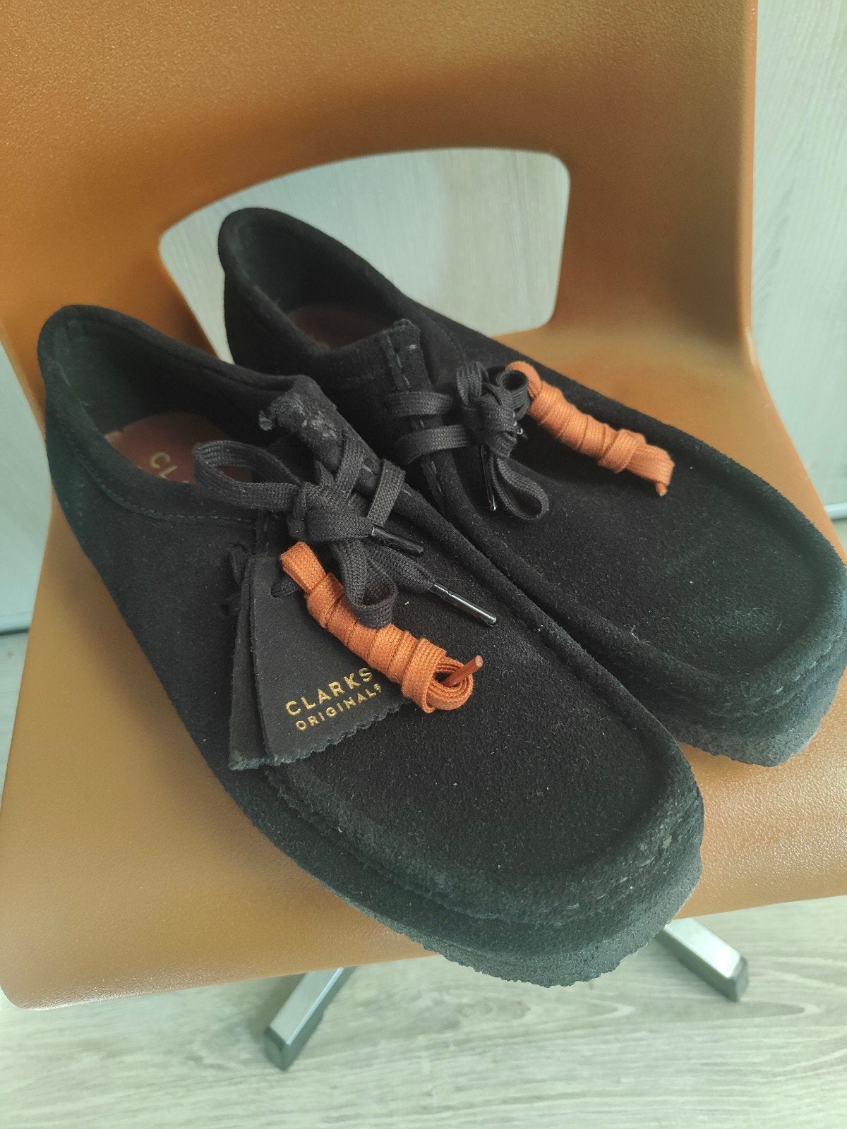 Clarks Originals Wallabee Zwart Suède - Maat 41.5 Nieuw, Zwart, Nieuw, Ophalen of Verzenden, Espadrilles of Moccasins