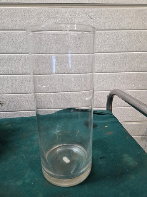 vaas glas cilinder 30 cm, Ophalen of Verzenden