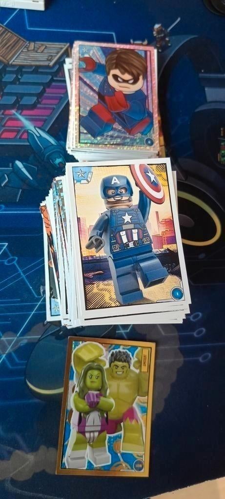 Lego Avengers blue ocean verzamelkaarten OOK LOS TE KOOP, Hobby en Vrije tijd, Verzamelkaartspellen | Overige, Zo goed als nieuw