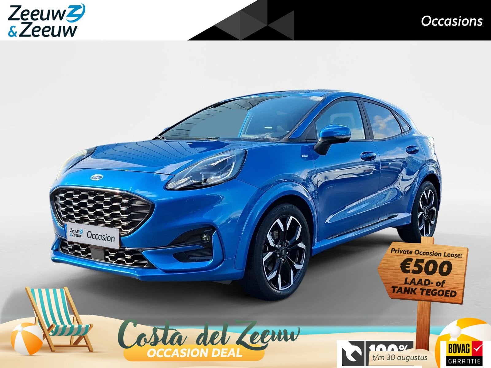 Ford Puma 1.0 EcoBoost Hybrid ST-Line X | Dealer onderhouden, Auto's, Ford, Voorwielaandrijving, 12 maanden, 125 pk, Euro 6