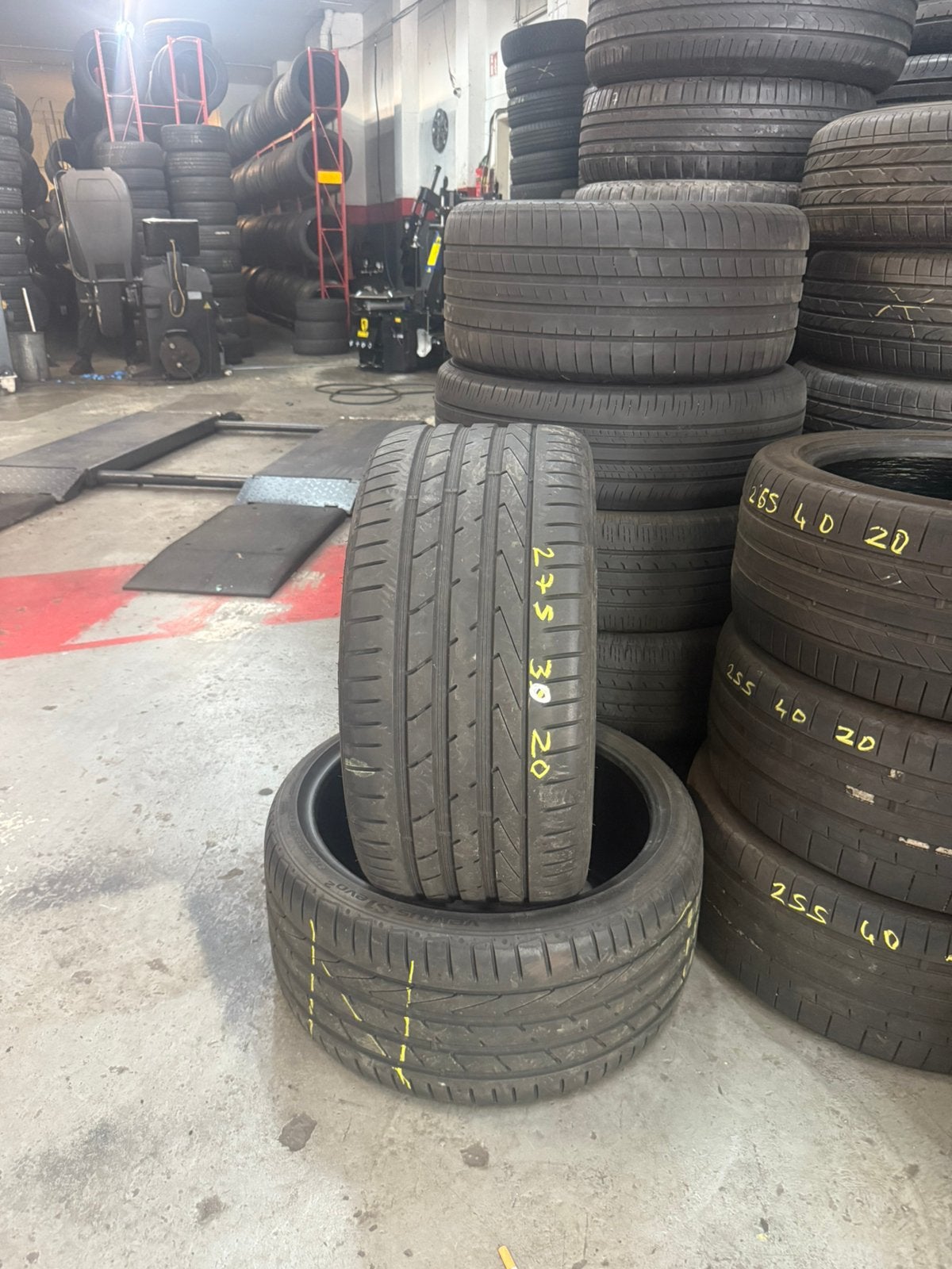 2x 275/30R20 2753020 HANKOOK 5,5mm (inclusief monteren), Ophalen, Gebruikt, 275 mm, Band(en)