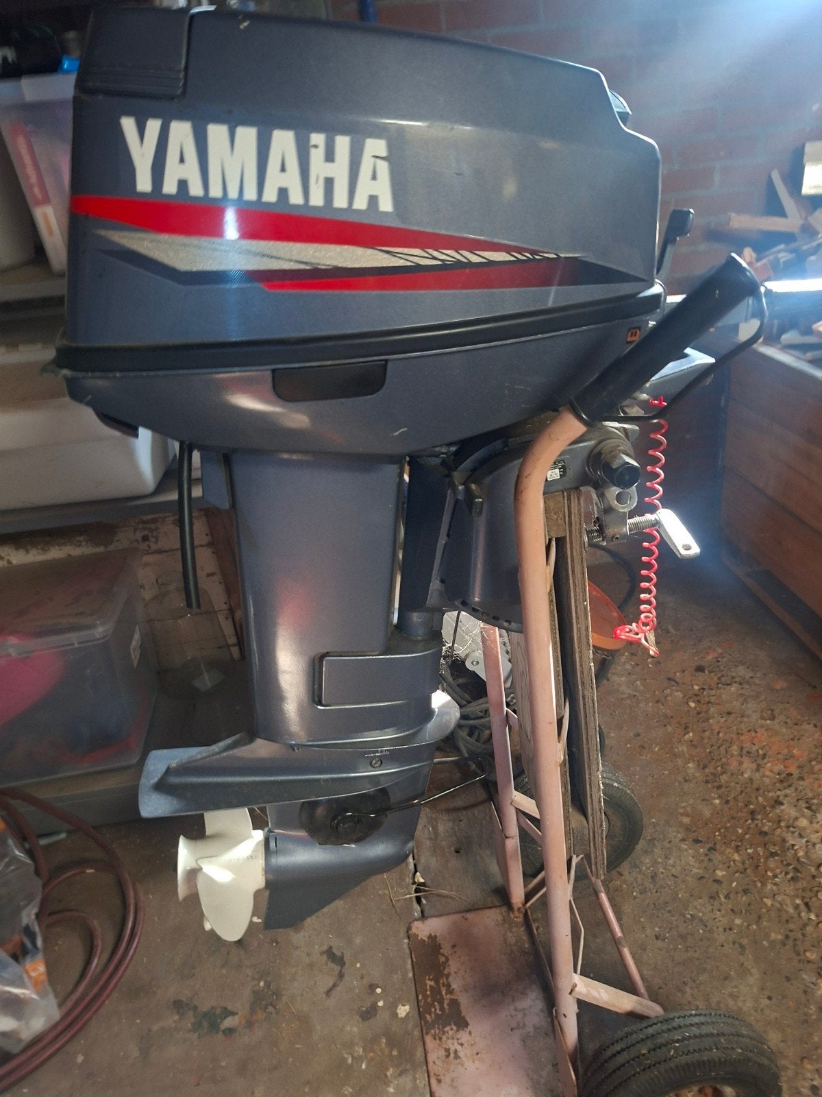 Yamaha 25 PK Buitenboordmotor 2 takt kortstaart, 10 tot 30 pk, Gebruikt, Ophalen of Verzenden, Buitenboordmotor