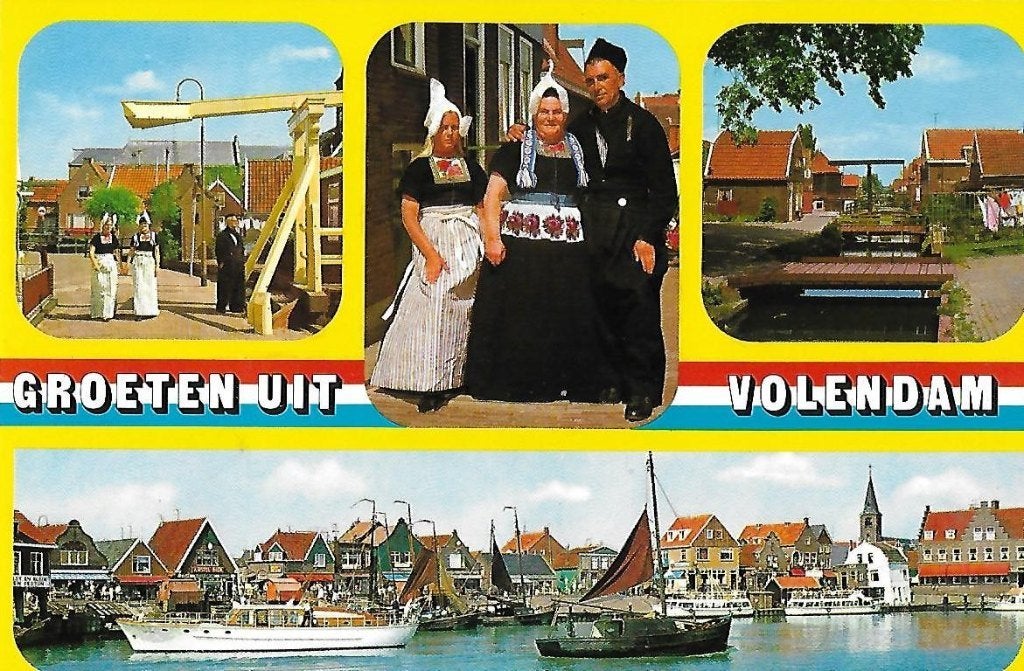 Sus62 Ongelopen ansichtkaart Volendam, Ophalen of Verzenden, 1980 tot heden, Noord-Holland