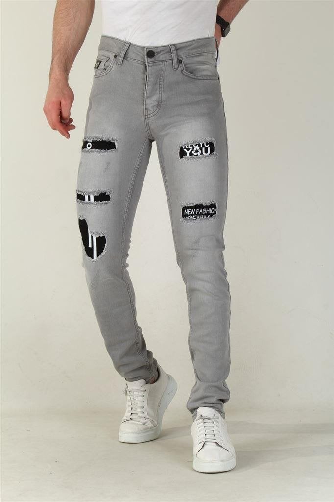 Marshall Denim Jeans ~NIEUW~ [11] Maat 34, Kleding | Heren, Ophalen of Verzenden, Nieuw, Grijs, W33 - W34 (confectie 48/50)