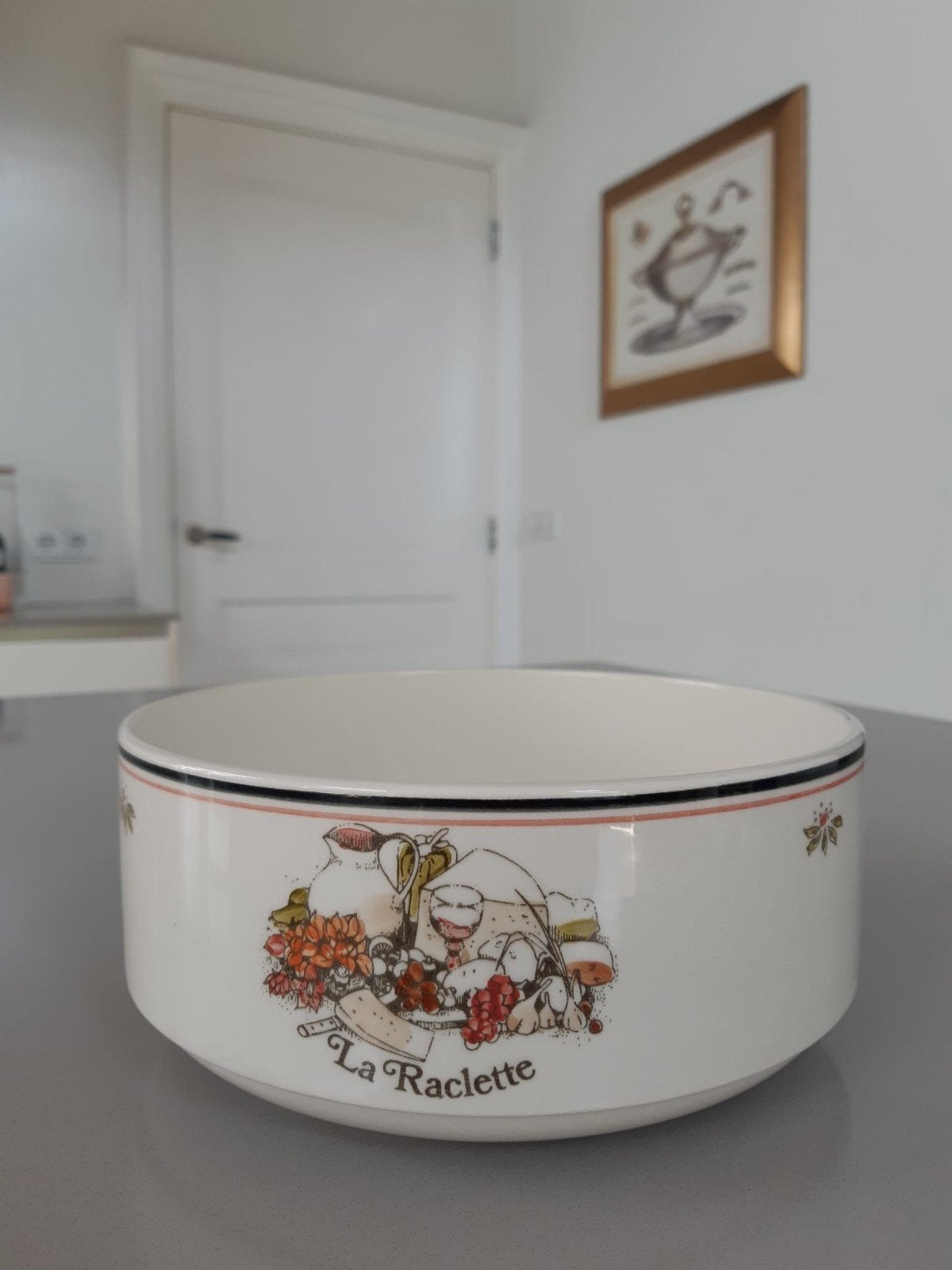 Slaschaal Gien La Raclette, Huis en Inrichting, Keuken | Servies, Ophalen of Verzenden, Zo goed als nieuw, Overige stijlen, Schaal of Schalen