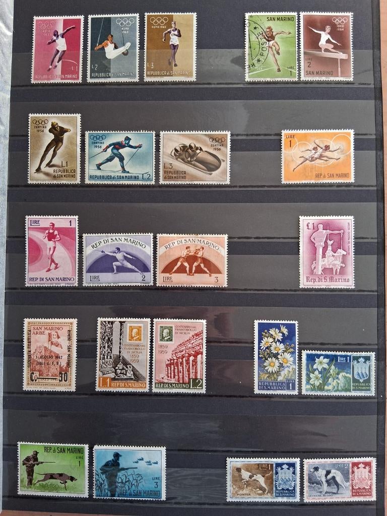 Kavel 40x San Marino mix, Verzenden, Overige landen