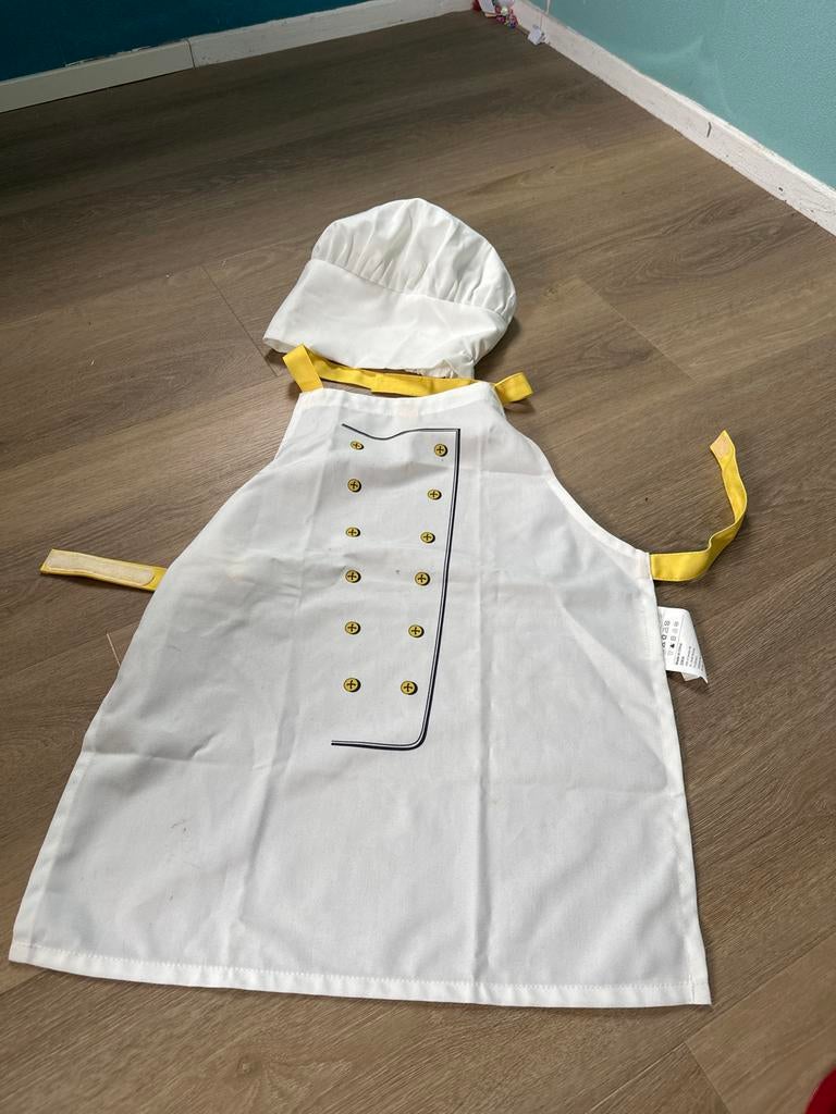 Koksmuts en schort voor kinderen, Ophalen of Verzenden, Gebruikt, Jongen of Meisje
