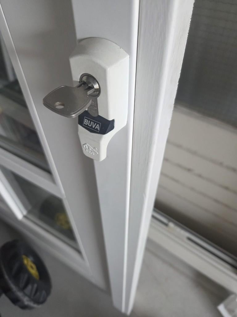 Hardhouten tuindeur stel, Ophalen, 120 cm of meer, 200 tot 215 cm, Glas