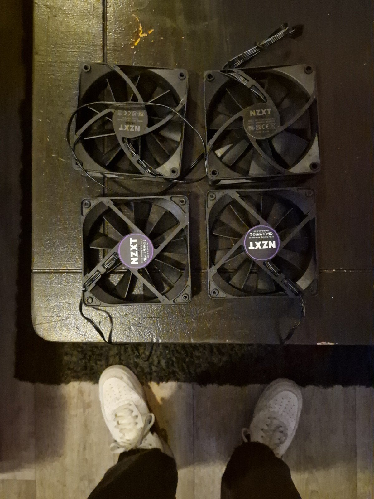 4x NZXT Case Fans - Zwart, Computers en Software, Ophalen, Zo goed als nieuw, Luchtkoeling