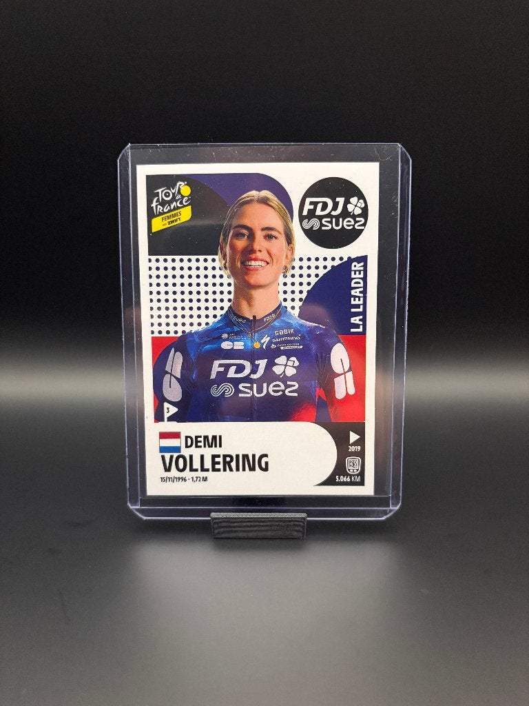 Demi Vollering Panini Tour de France 2025 Sticker FDJ, Verzenden, Zo goed als nieuw, Overige sporten, Poster, Plaatje of Sticker