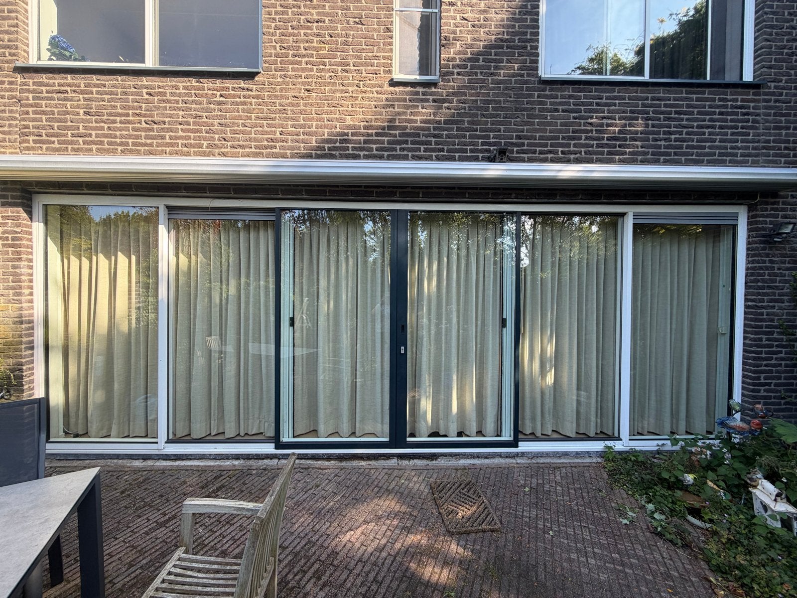 Aluminium Schuifpui met HR++ Glas en optionele hor, Doe-het-zelf en Verbouw, Deuren en Horren, Ophalen, Gebruikt, Buitendeur, Schuifdeur