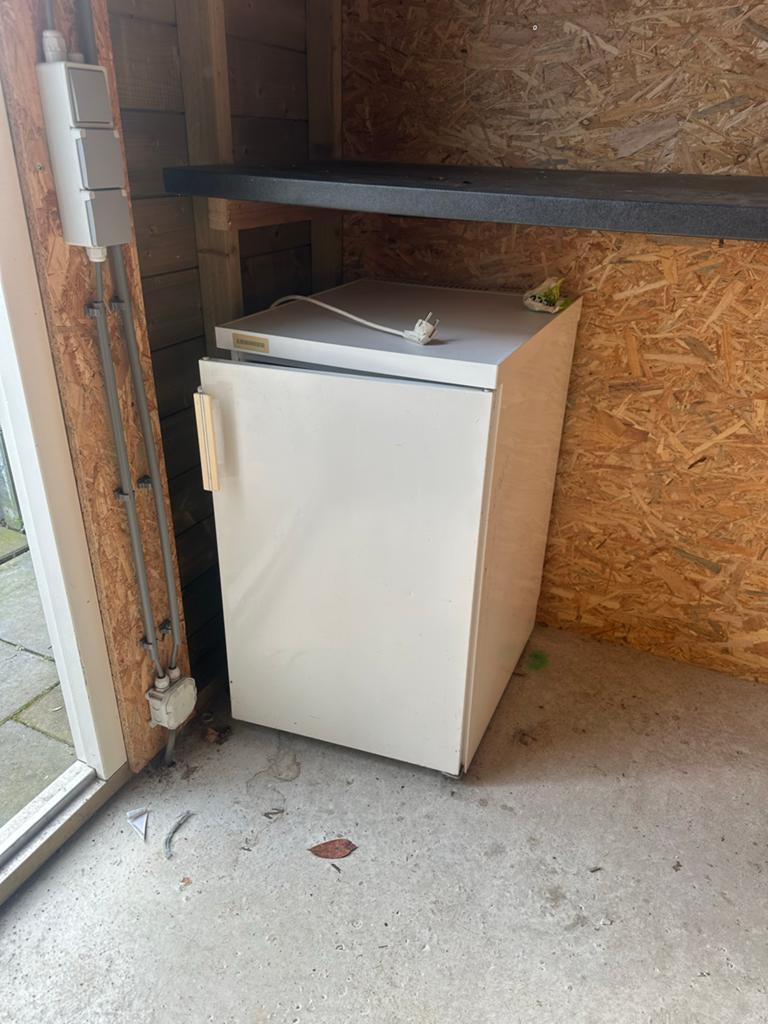 Koelkast voor schuur of tuinhuis - Gebruikt, Witgoed en Apparatuur, Gebruikt, 100 tot 150 liter, 45 tot 60 cm, Met vriesvak