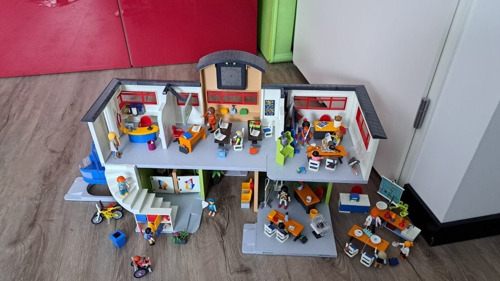 Playmobil City Life Grote Moderne School (9453+9456+9455), Gebouw, Losse onderdelen, Ophalen of Verzenden, Zo goed als nieuw