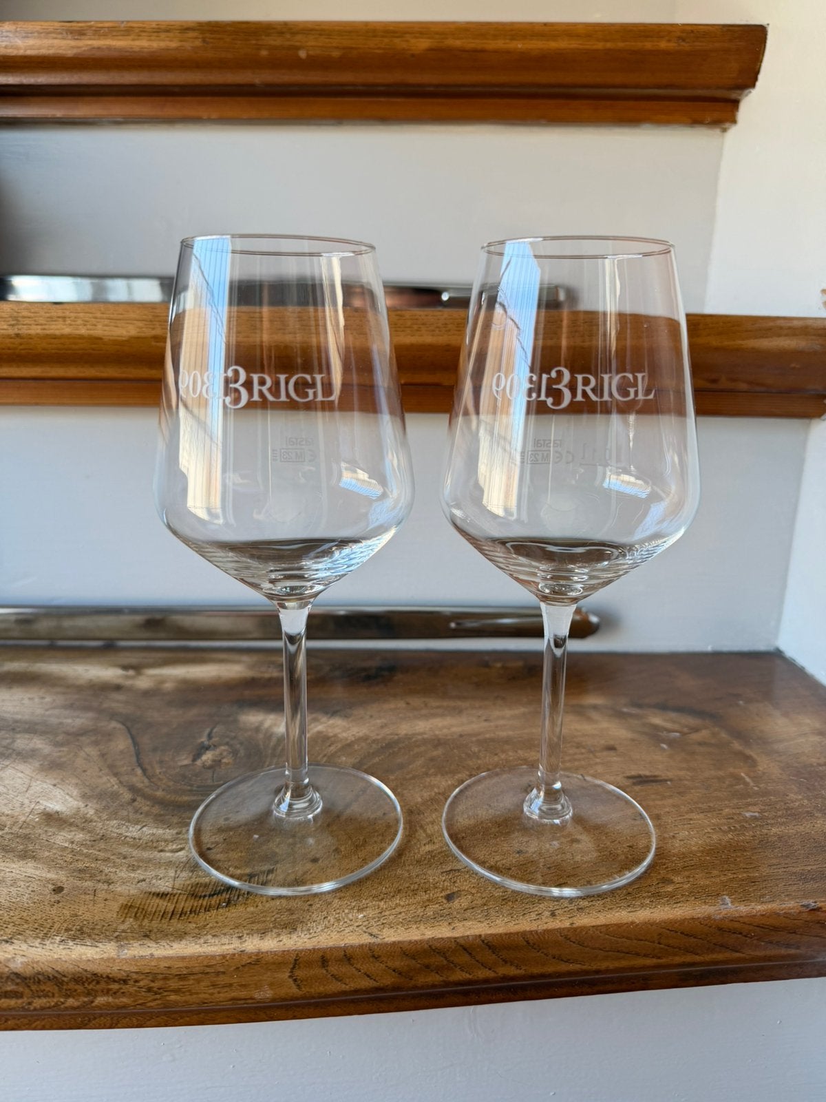 2x Wijnglas Brigl 1309, Ophalen of Verzenden, Zo goed als nieuw, Overige typen
