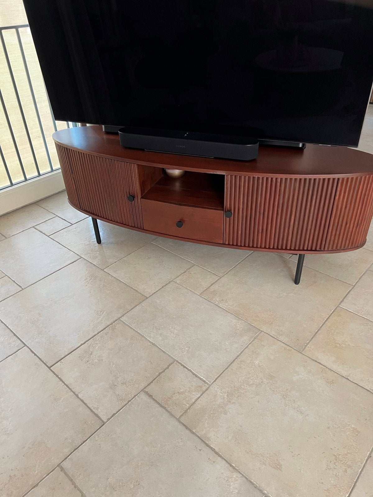 Zo goed als nieuw TV meubel/dressoir van De Bommel, Ophalen, 100 tot 150 cm, Zo goed als nieuw, Minder dan 100 cm