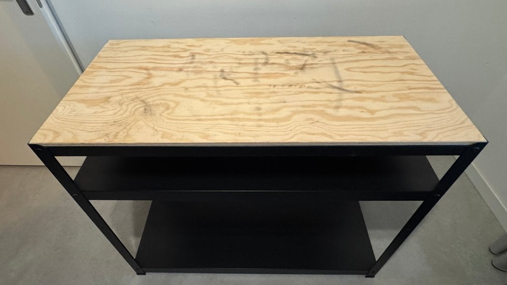 IKEA BROR werkbank 110x55x88 cm + BROR roltafel 85x55x88 cm, Doe-het-zelf en Verbouw, Ophalen, Gebruikt, 70 tot 120 cm
