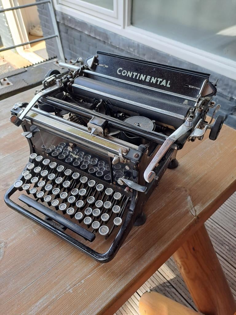 Continental Mechanische Typemachine, Ophalen, Gebruikt, ., Continental