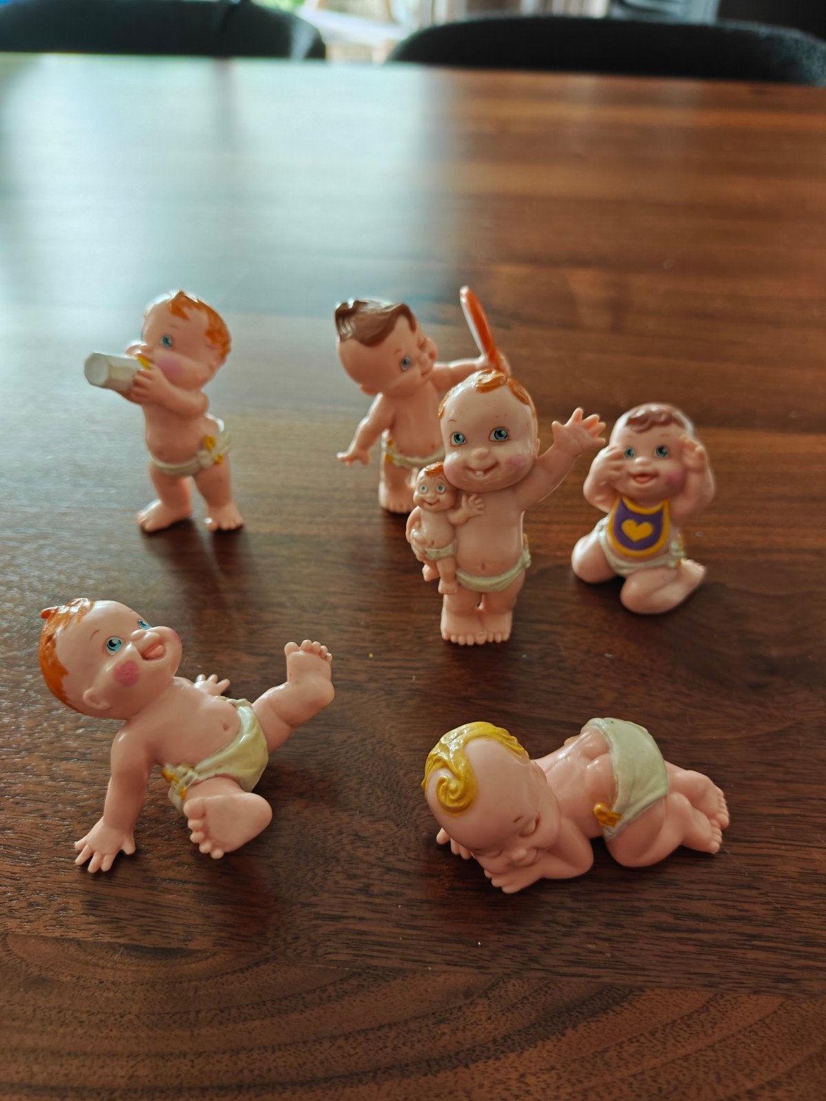 Vintage Poppetjes Magic Diaper Baby's - Set van 6, Ophalen of Verzenden, Gebruikt