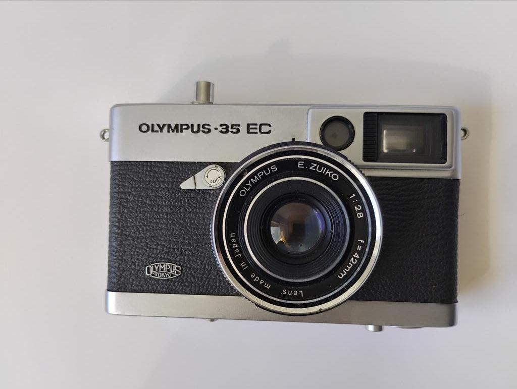 Olympus-35 EC analoge camera, Audio, Tv en Foto, Fotocamera's Analoog, Ophalen, Gebruikt, Compact, Olympus