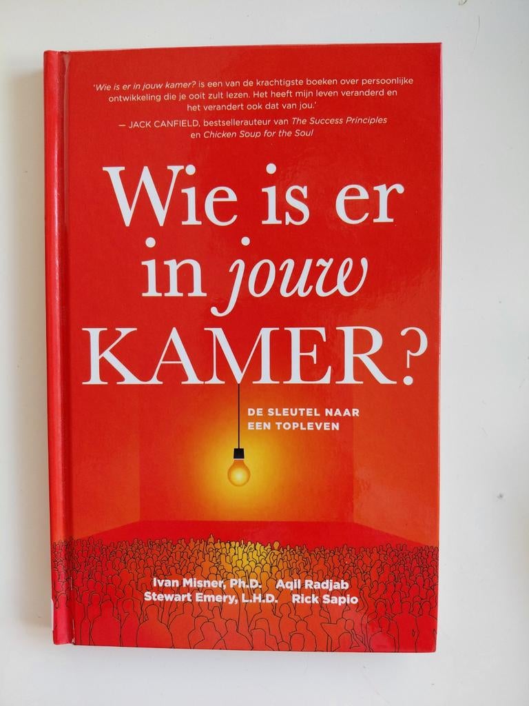 Rick Sapio - Wie is er in jouw kamer?, Ophalen of Verzenden, Zo goed als nieuw, Rick Sapio; Stewart Emery; Ivan Misner; Aqil Radjab