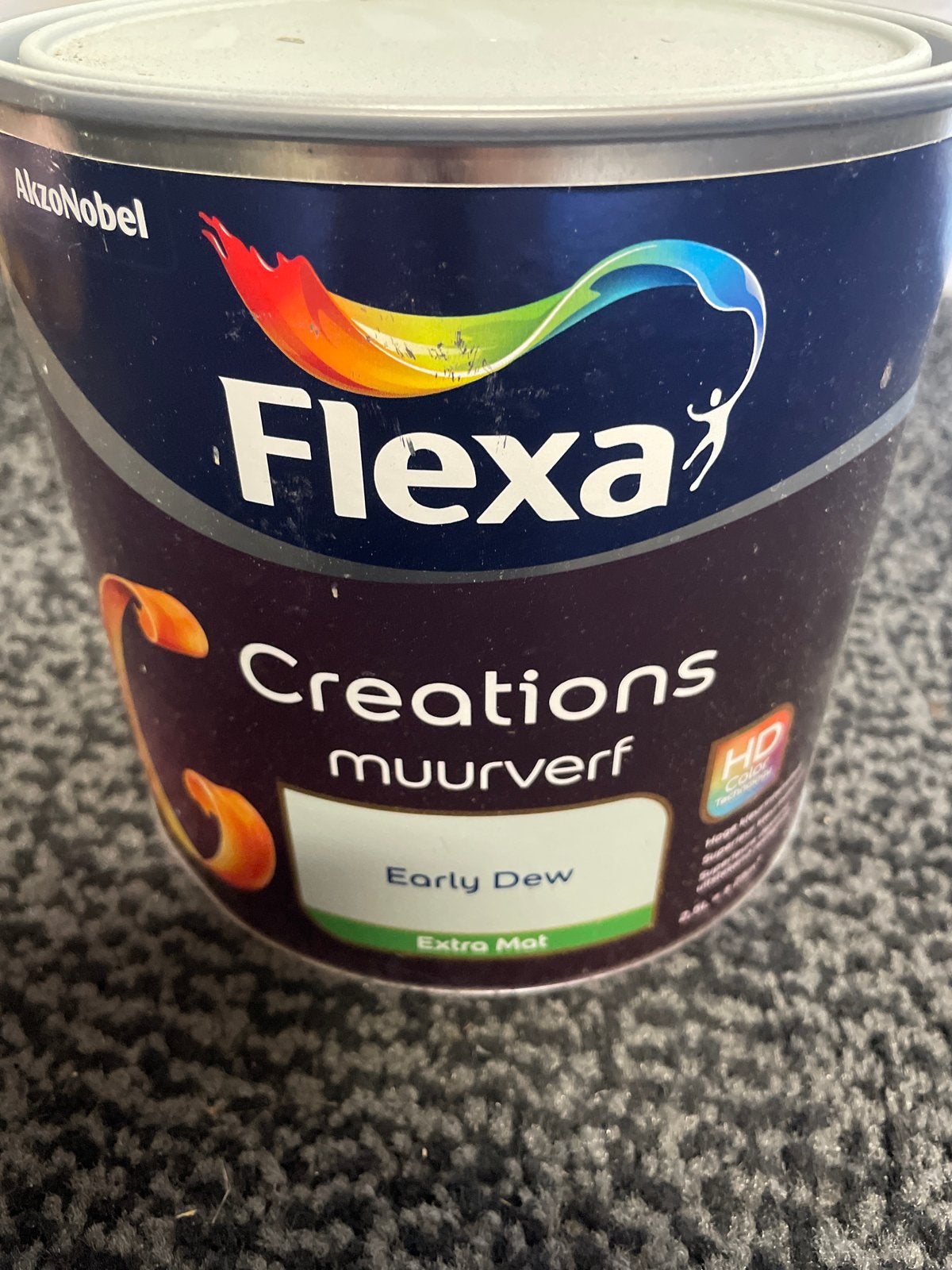 Nieuw blik Flexa Creations muurverf Early Dew, Nieuw, Ophalen of Verzenden, Verf, Minder dan 5 liter
